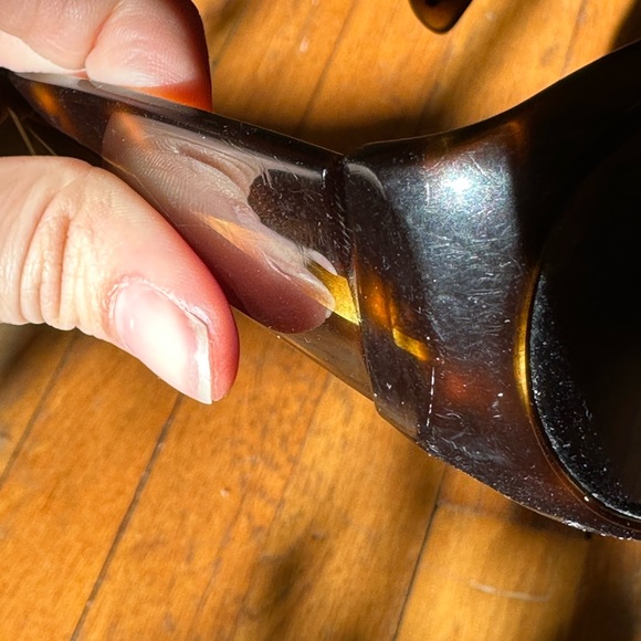 Oliver Peoples The Row “Don’t Bother Me” Sunglasses in Tortoise/Blue - Picture 6 of 7